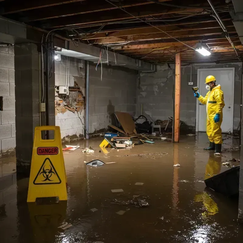 Flooded Basement Electrical Hazard in Newfane, VT Property